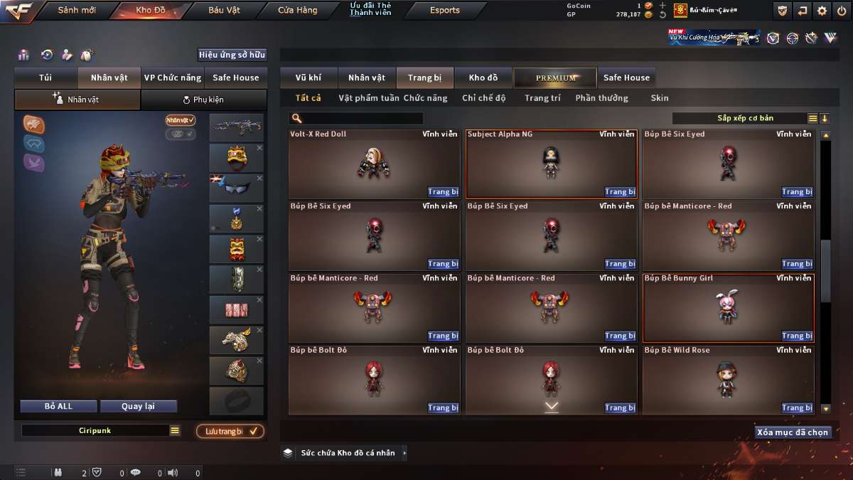 shop acc cf uy tin gia re